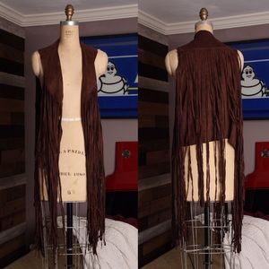 VINTAGE - Fringe Vest